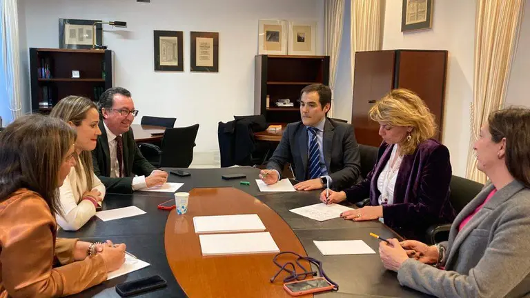 Reunión Pilar Miranda consejero Justicia