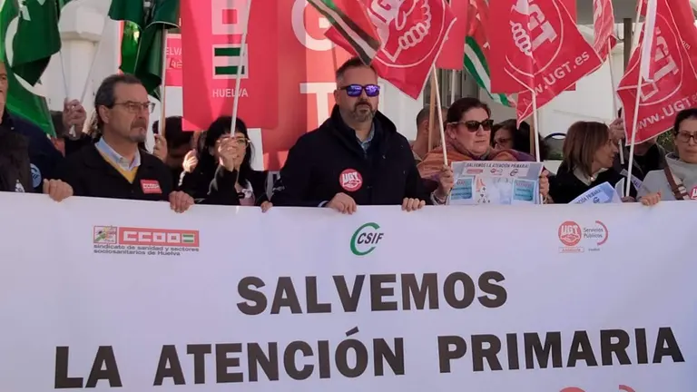 Protesta sindical hoy en Huelva