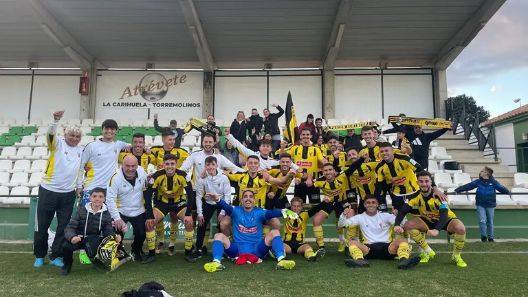 El San Roque de Lepe tras ganar en Torremolinos.