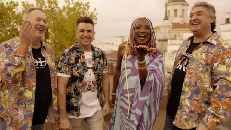 Chaíto, con Lucrecia y Palo Dulce