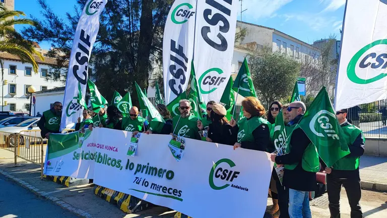 Protesta de CSIF