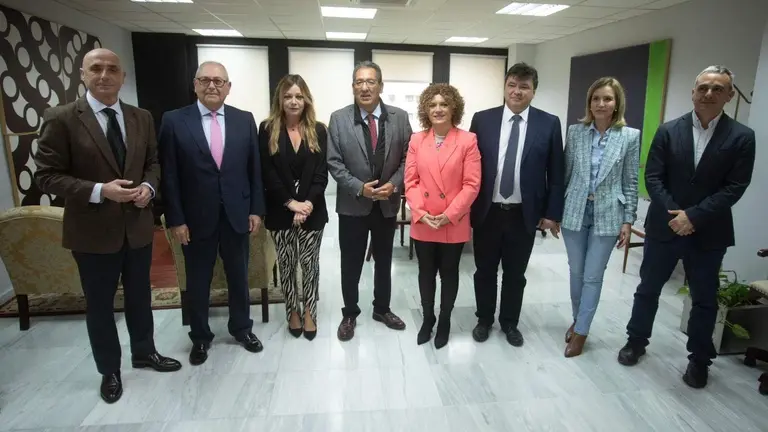 Gabriel Cruz y María Eugenia Limón en un acto celebrado este jueves