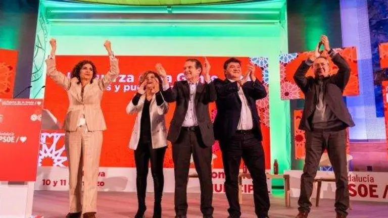 Acto del PSOE ayer viernes