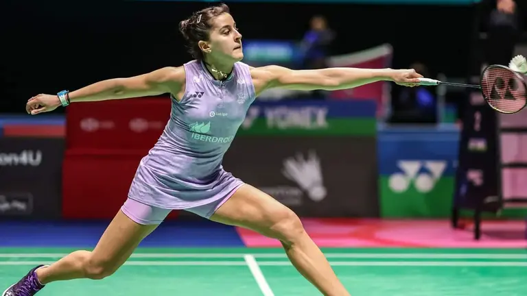 Carolina Marín durante el All England.