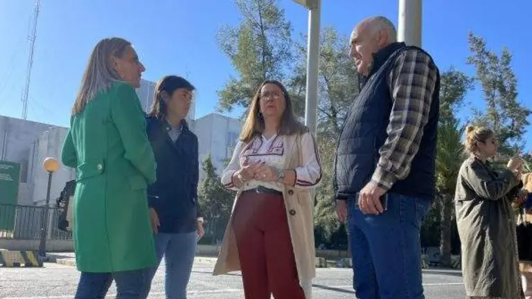 Rueda informativa del PSOE, con el alcalde de Nerva al frente