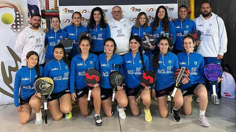 La plantilla del AVS La Volea.