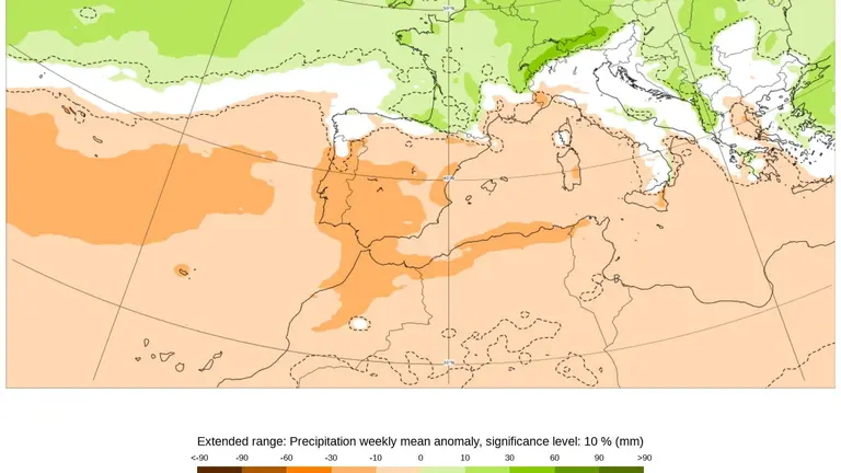 Mapa de precipitaciones
