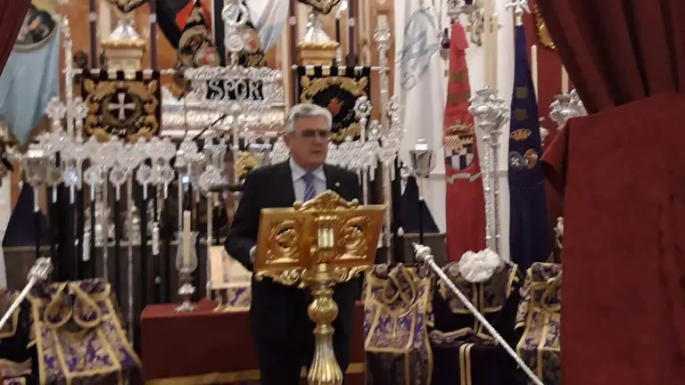 Antonio Segovia, en el acto