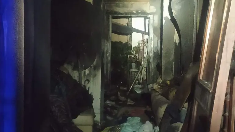 As&iacute; qued&oacute; la vivienda tras el voraz incendio