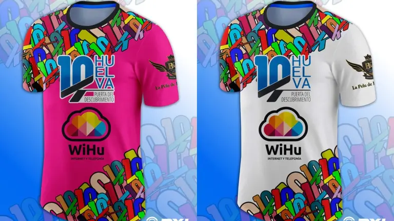 La camiseta más 'molona' del deporte de Huelva.