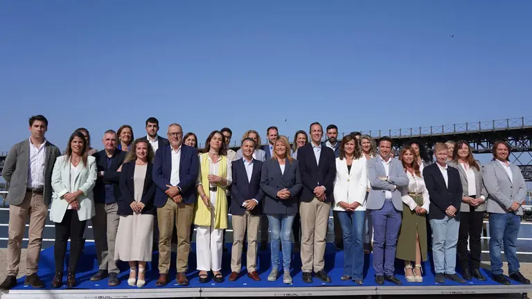 Presentación de la lista que encabeza Pilar Miranda