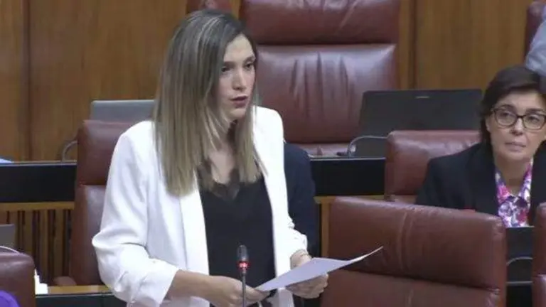 Mar&iacute;a M&aacute;rquez en el Parlamento