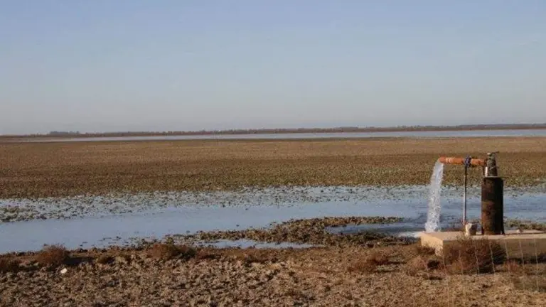 Imagen de un Do&ntilde;ana sin agua