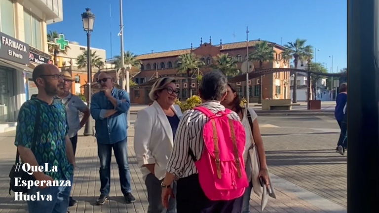 Visita de la candidata de La Izquierda a Zafra y Pescadería