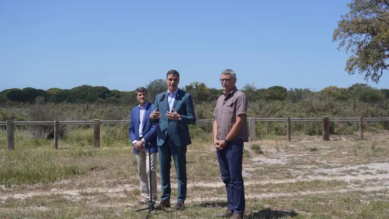 Pedro S&aacute;nchez, hoy en Do&ntilde;ana
