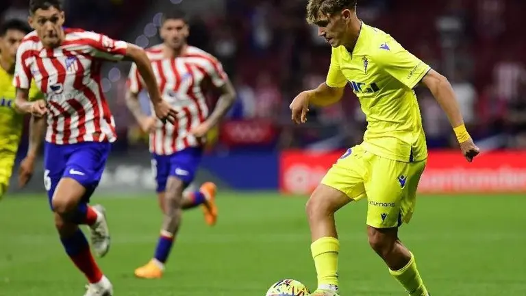 De la Rosa en su estreno en la Primera División.