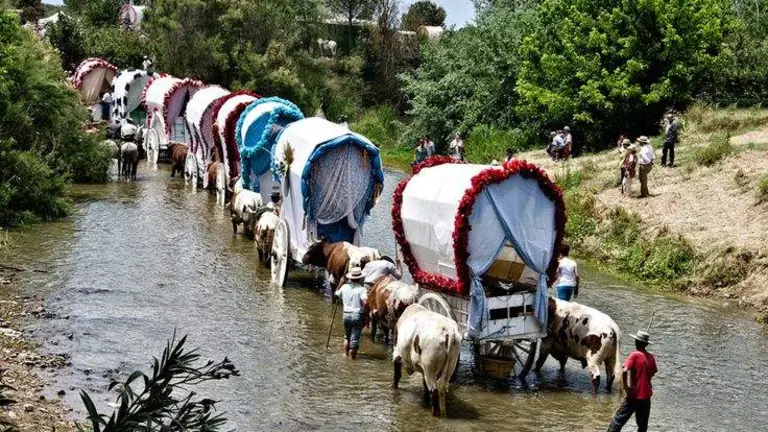 Paso del Quema de las hermandades sevillanas.