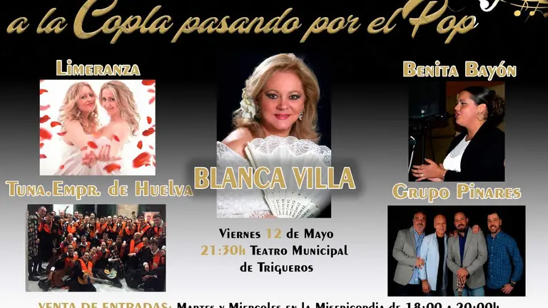 Cartel del evento en Trigueros