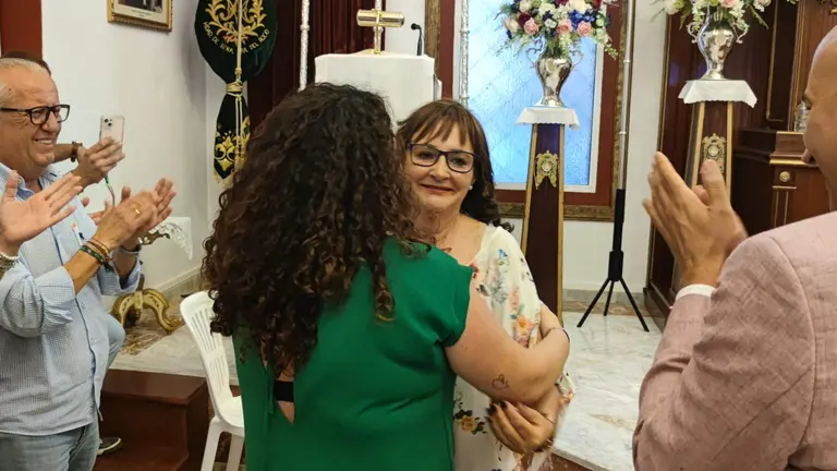 Momento de felicitaciones