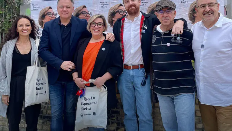 Acto de campaña de Mónica Rossi hoy en Huelva