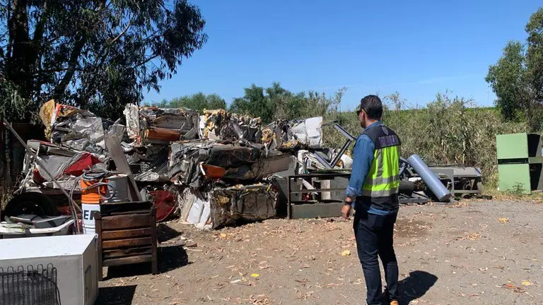 Zona de acumulaci&oacute;n de residuos