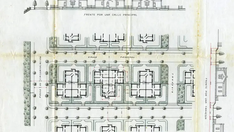 Casa baja barrio obrero