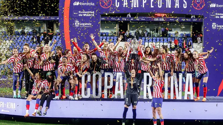 Cinta Rodríguez ha ganado la Copa de la Reina con el Atlético de Madrid.