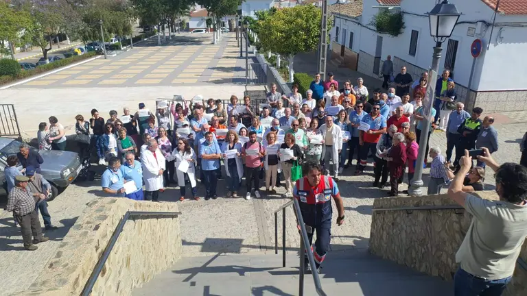 Protesta en El Cerro del And&eacute;valo