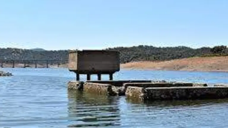 Embalse de Zufre, bajo mínimos