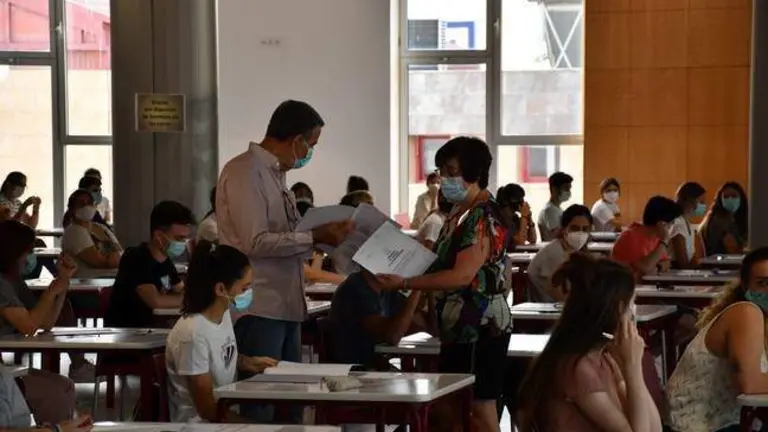 Prueba de acceso en años pasados