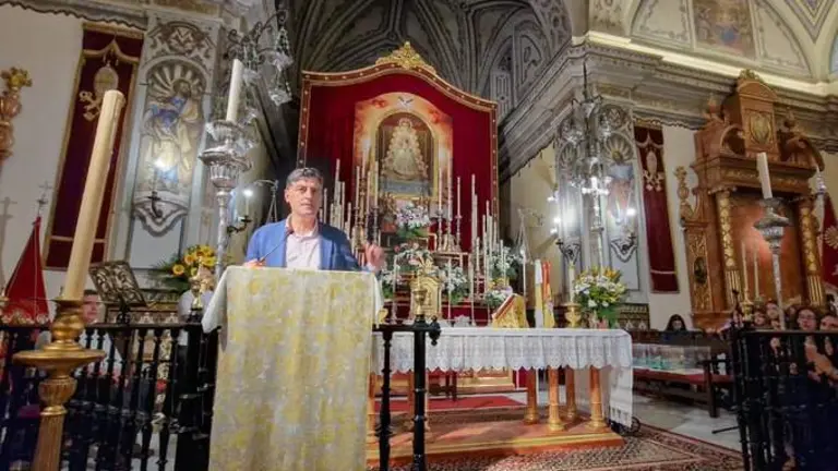 Santiago Padilla, anoche, tras el recuento