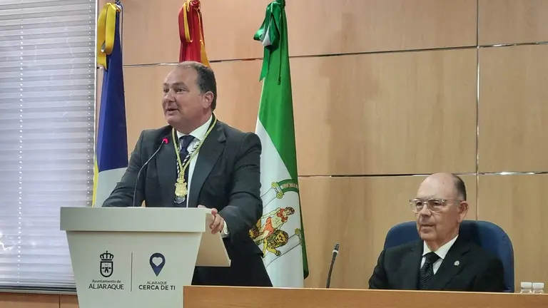 Pleno constituci&oacute;n Ayuntamiento de Aljaraque, con David Toscano de alcalde