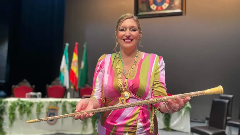 Syra Senra, en la Investidura como alcaldesa de Valverde