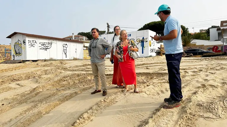 Visita a la playa de El Portil