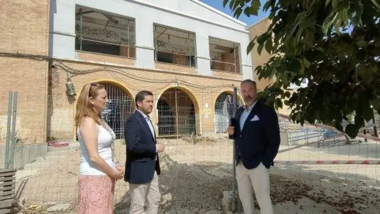 Visita a las obras del mercado de San Sebastián