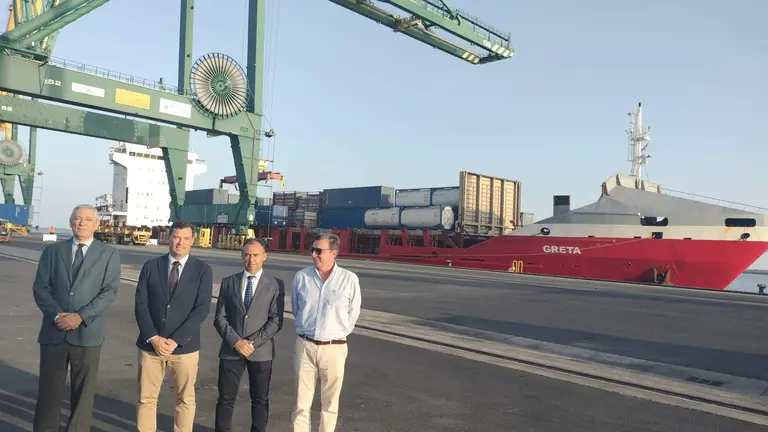 Acto de presentación de la linea con Marruecos