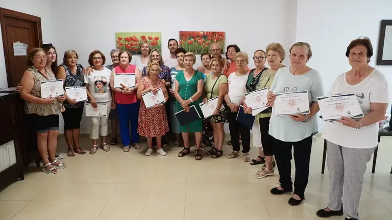 Participantes en el taller y monitores
