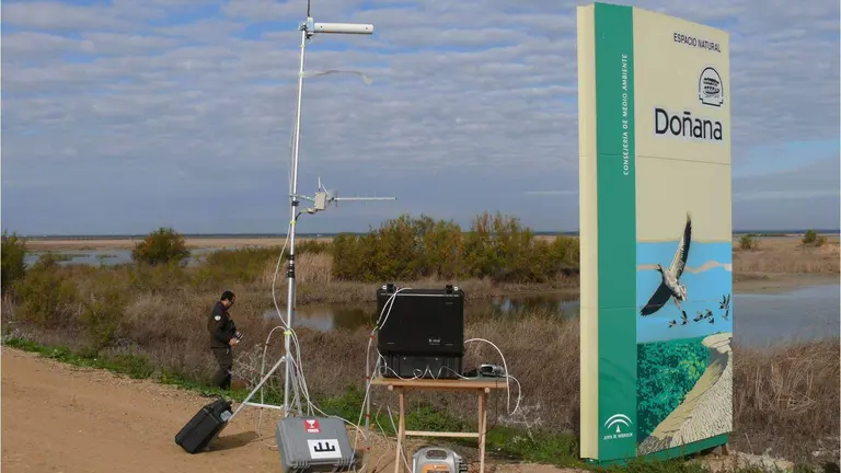 Imagen de una misión al Espacio Natural de Doñana (Foto: UICN)