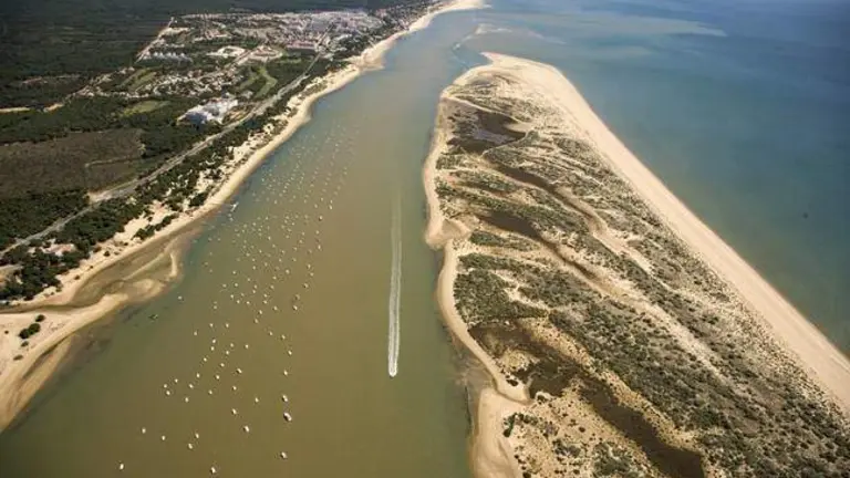 Zona mar&iacute;tima de la Flecha del Rompido