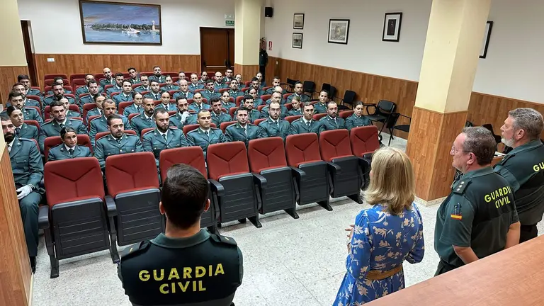 Acto celebrado en la Comandancia