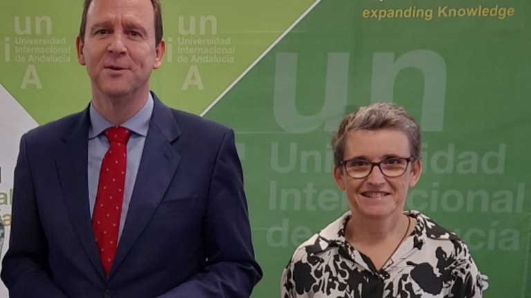 Rector y directora Rábida