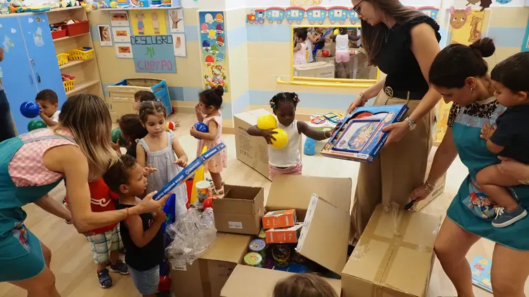 Entrega de juguetes