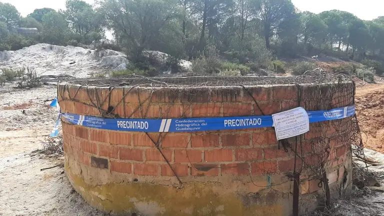 Precintado de pozos en Huelva-entorno Do&ntilde;ana