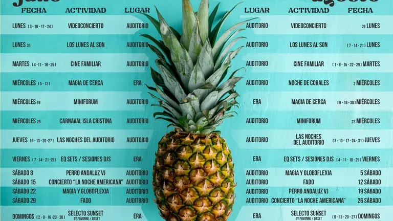 Programación Cultural de Verano de Islantilla