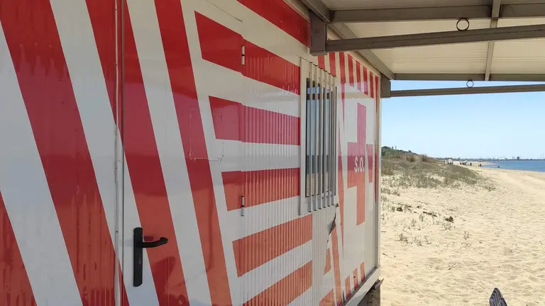 Puesto de Protecci&oacute;n Civil playa del Vig&iacute;a