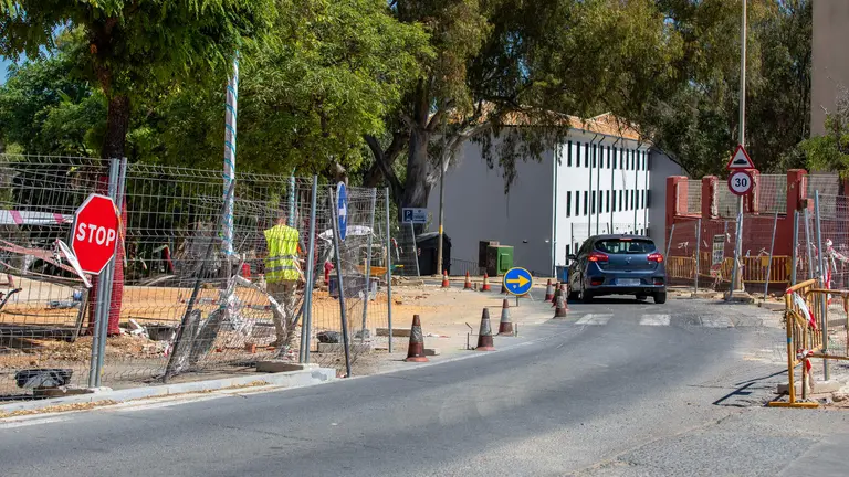 Obras en la Avenida Manuel Siurot