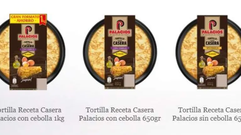 Tortilla marca Palacios
