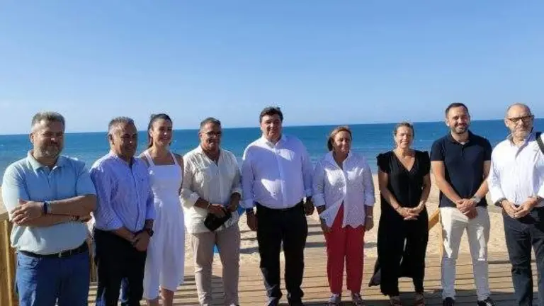 Visita de Gabriel Cruz a Islantilla
