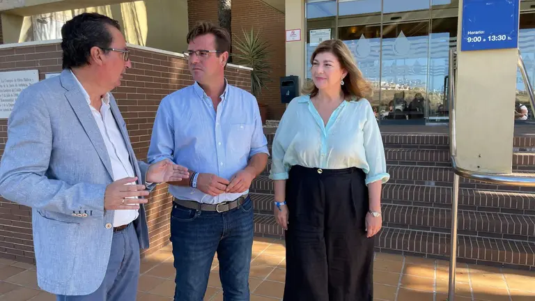 Gonz&aacute;lez y Del Toro, en la sede de Giahsa