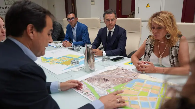 Reunión para anlizar el proyecto de la Ciudad de la Justicia